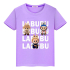 Labubu t-shirt jongen/meisje - paars